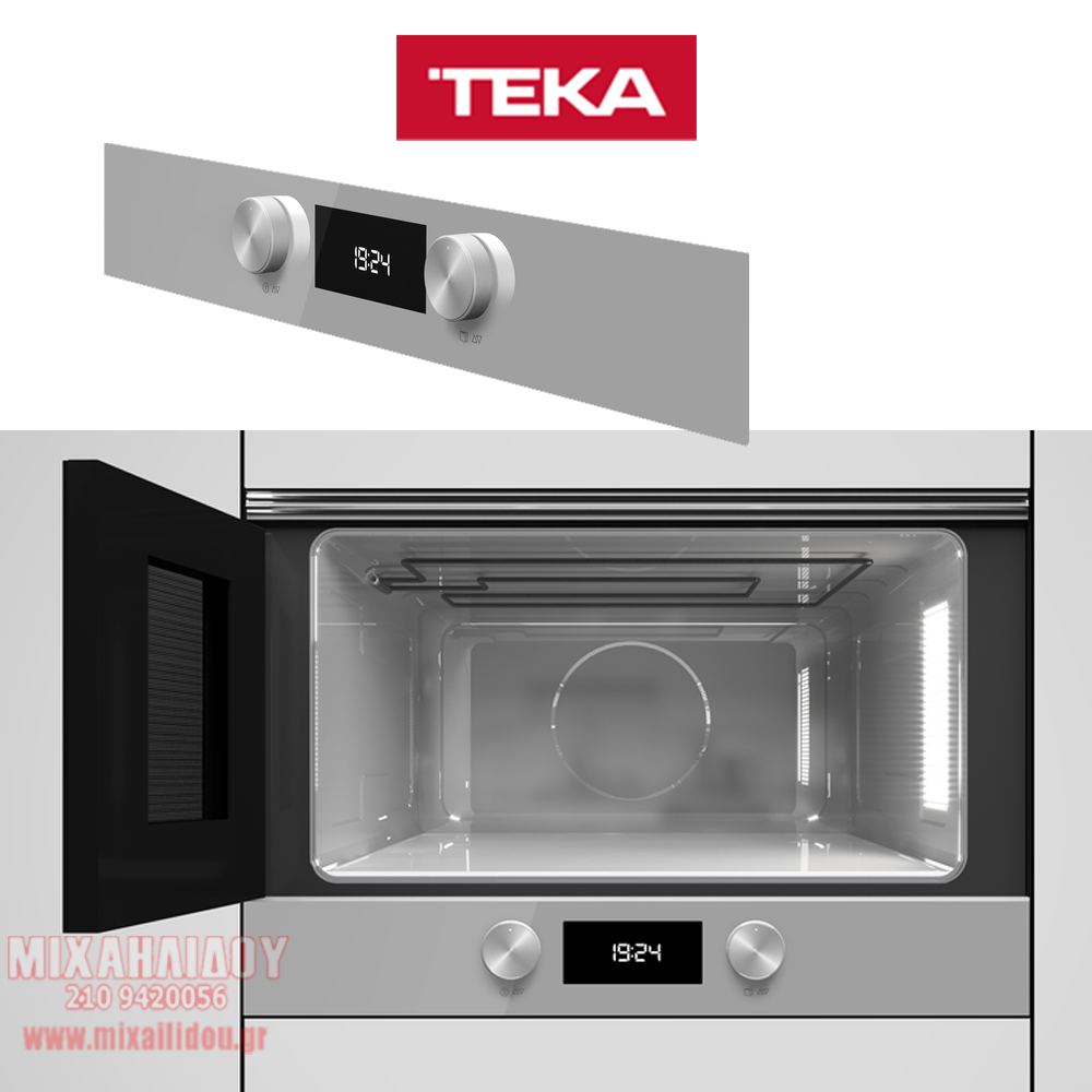 ΕΝΤΟΙΧΙΖΟΜΕΝΟΣ ΦΟΥΡΝΟΣ ΜΙΚΡΟΚΥΜΑΤΩΝ TEKA ML 8220 BIS L SM ΓΚΡΙ ΑΝΟΙΧΤΟ (STEAM GREY) URBAN COLOR SERIES